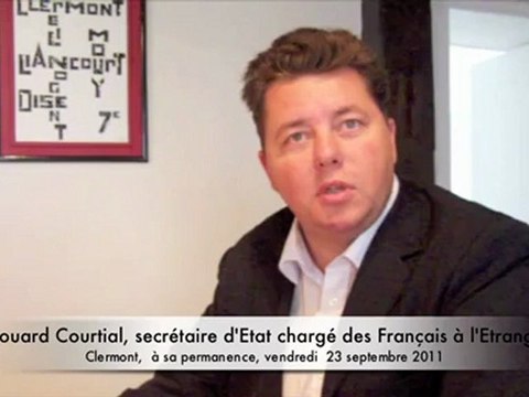 Agnetz - Le Clermontois a son Secrétaire d'Etat - Edouard Courtial