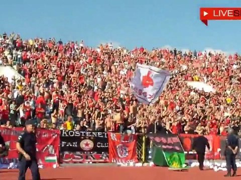 Песните на Сектор Г по време на дербито