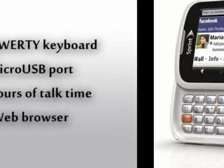 LG Rumor Reflex Phone, White (Sprint)