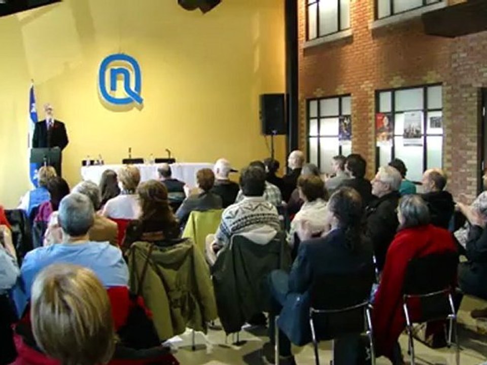 Investiture de Jean-Martin Aussant, 28 avril, 2012, pour Option nationale