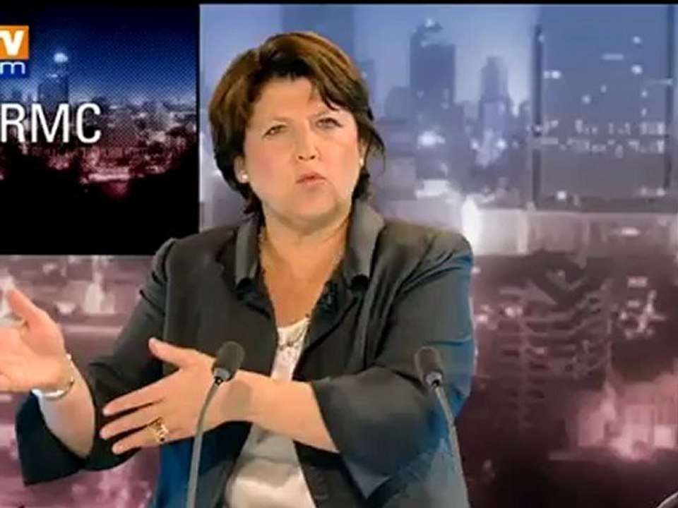 BFMTV 2012 : l'After RMC, Martine Aubry