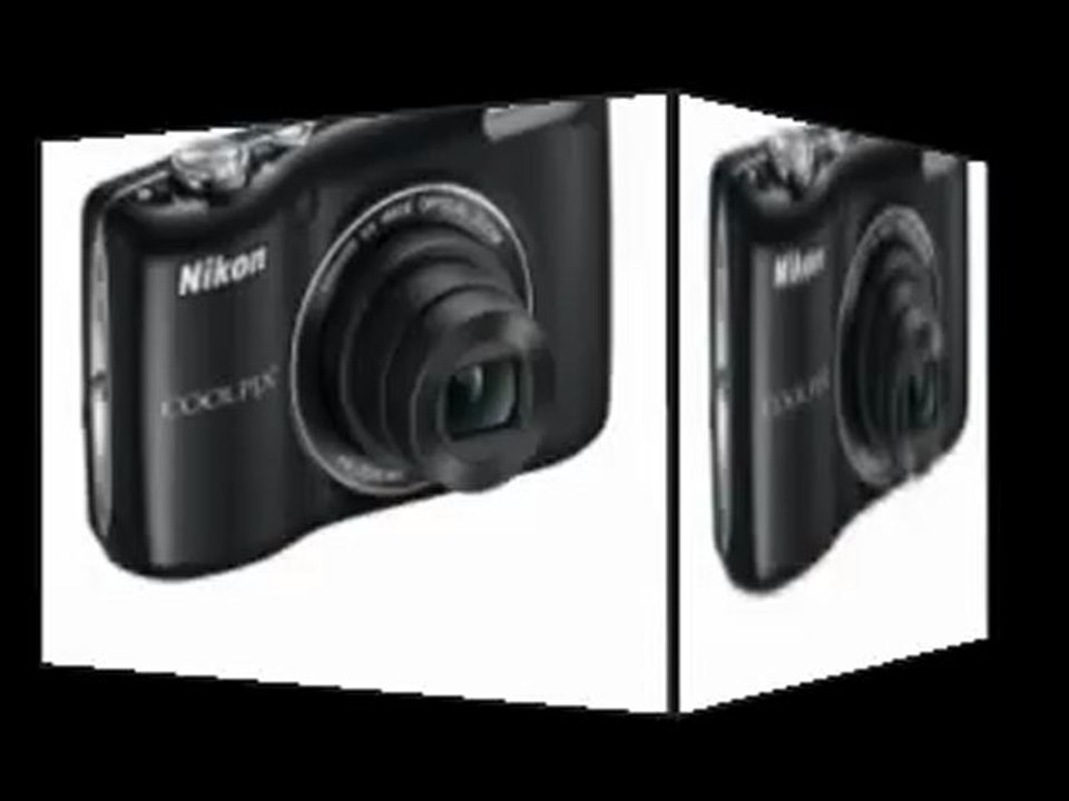 Nikon COOLPIX L26 16.1 MP Digital Camera with 5x Zoom NIKKOR Glass Lens and 3-inch LCD (Black)