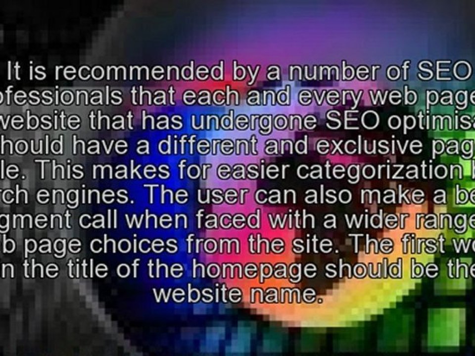 How to Optimise the Title Tag