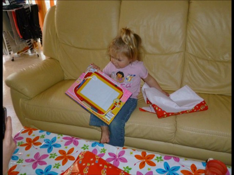 l'anniversaire de notre petite fille léa ses 3 ans