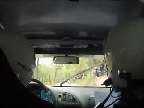 Rallye Ronde de la Durance 2012 ES4 et 2 Equipage Campy/Ghigo Passage Bosse en fin cho patate et crevaison...