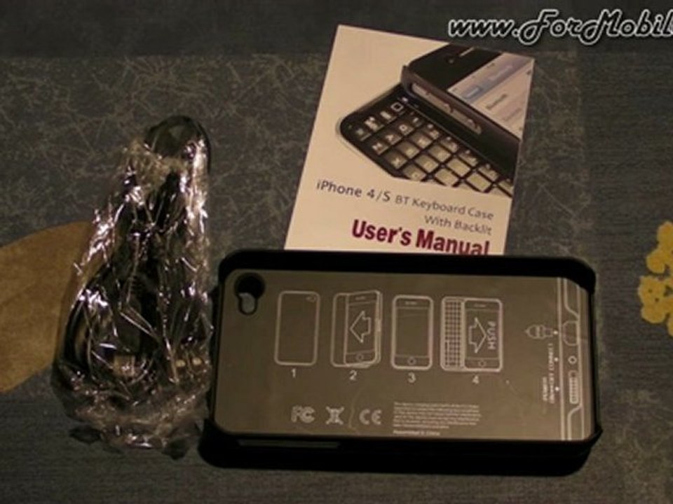 Unboxing di Anycast Solutions BT backlit qwerty iPhone 4-4S (retroilluminata) - esclusiva mondiale !