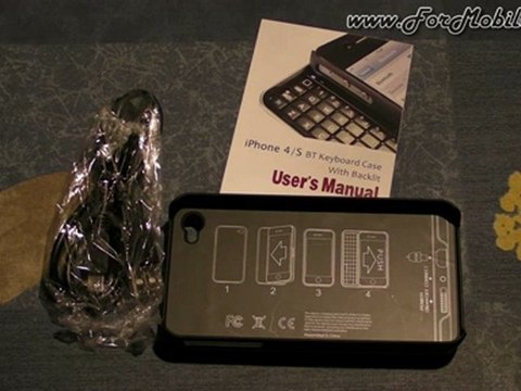 Unboxing di Anycast Solutions BT backlit qwerty iPhone 4-4S (retroilluminata) - esclusiva mondiale !