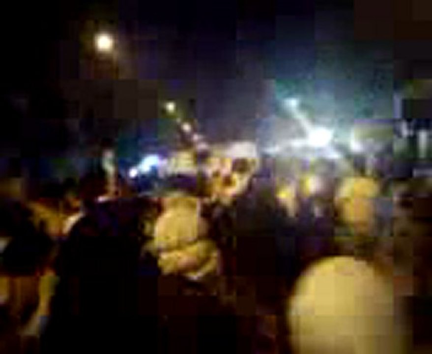 فري برس حلب  حي سيف الدولة مظاهرة مسائية حاشدة 29 4 2012 Aleppo