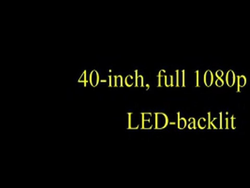 Sony NSX-40GT1 40-Inch 1080p 60 Hz LED HDTV Featuring Google TV, Black