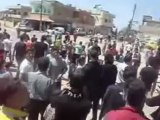 فري برس درعا الكتيبة مظاهرة صباحية نصرة للمدن المنكوبة وهتاف رائع لأحد الأطفال 29 4 2012 Daraa