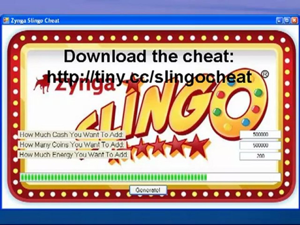 Zynga Slingo Hack Cheat---FREE Download---May June 2012 Update