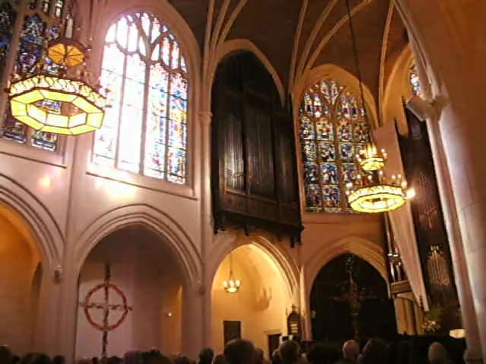 Fin du concert du "Trio Voltaire", à l'Eglise Américaine de Paris (29 avril 2012)