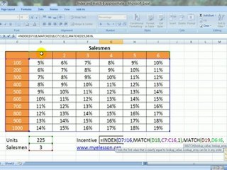 Index And Match 6 - 2 Way Lookup  (English)