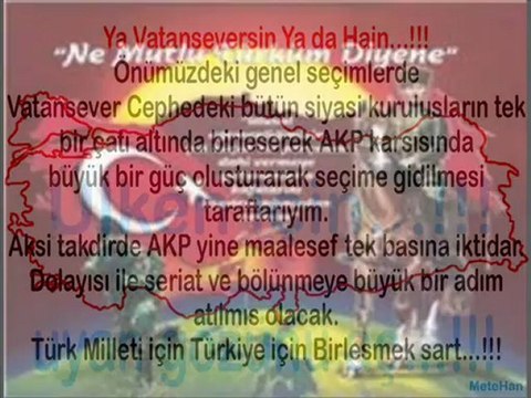 BU VATAN BİZİMDİR BURADAYIZ BİZ & TÜRK ULUSAL DİRENİŞ HAREKETİ