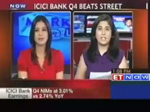 ICICI Bank Q4 above estimates , PAT at Rs1902 cr YoY