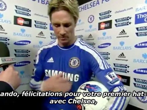 Premier triplé de Fernando Torres avec Chelsea !