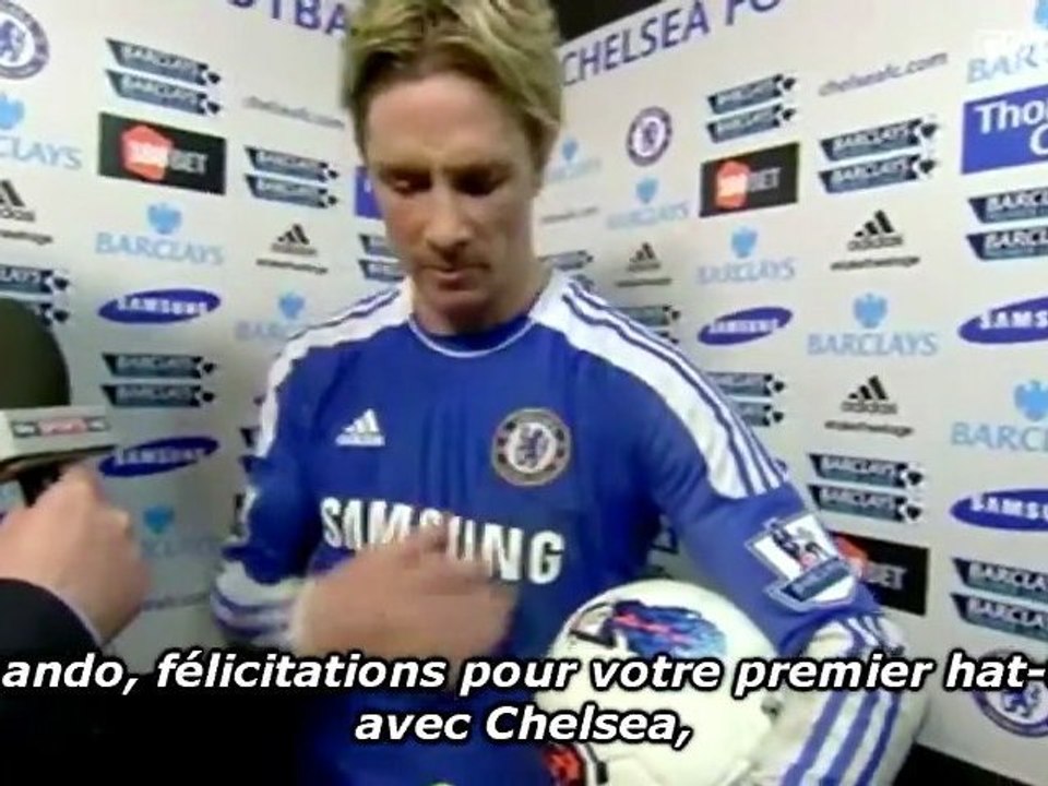 Premier triplé de Fernando Torres avec Chelsea !