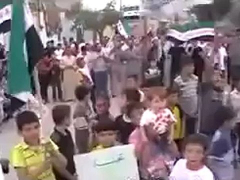 فري برس حلب تل رفعت مسرحية الذكرى السنوية لثورة تل رفعت 29 4 2012 ج3 Aleppo