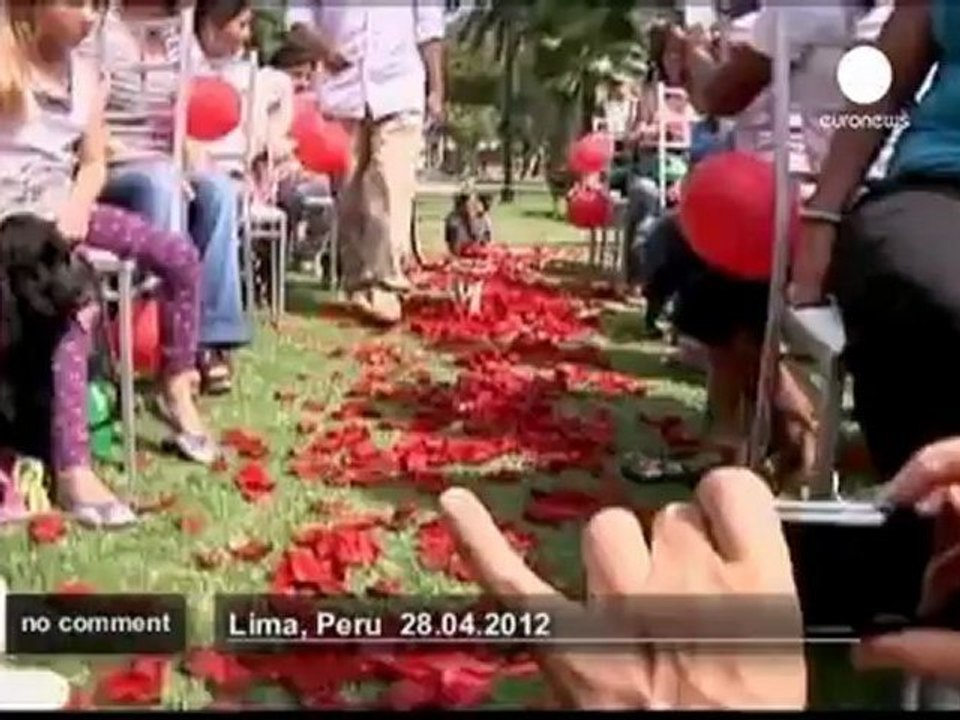 Mariage de chiens au Pérou - no comment