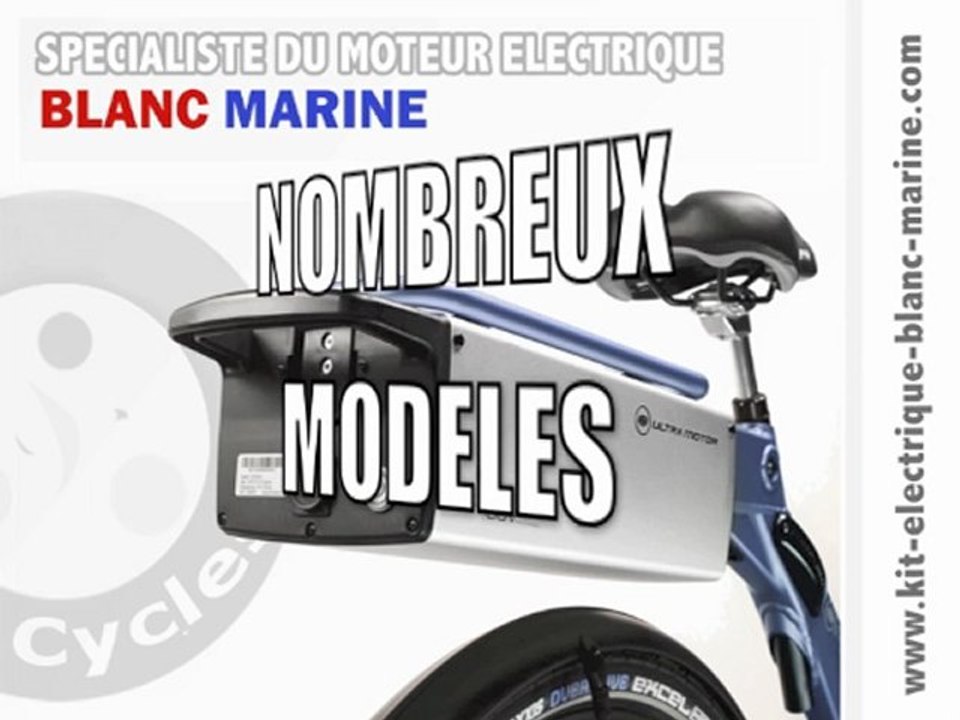 KIT VELO ELECTRICQUE BLANC MARINE