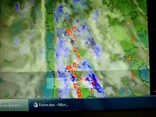 Les orages éclate ce lundi 30 avril 2012 fin de cette après-mdi
