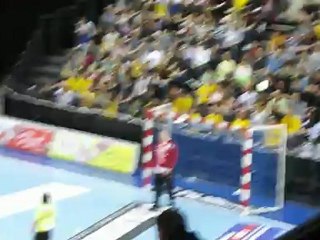 Chambéry vs Tremblay - Jet de 7m de Laurent Busselier