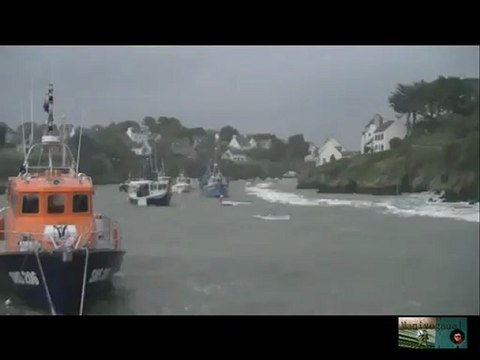 Doëlan tempëte dans le Finistère