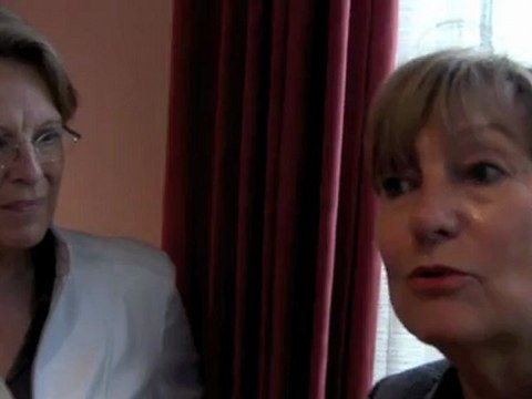 Michèle Alliot-Marie en visite à Maubeuge