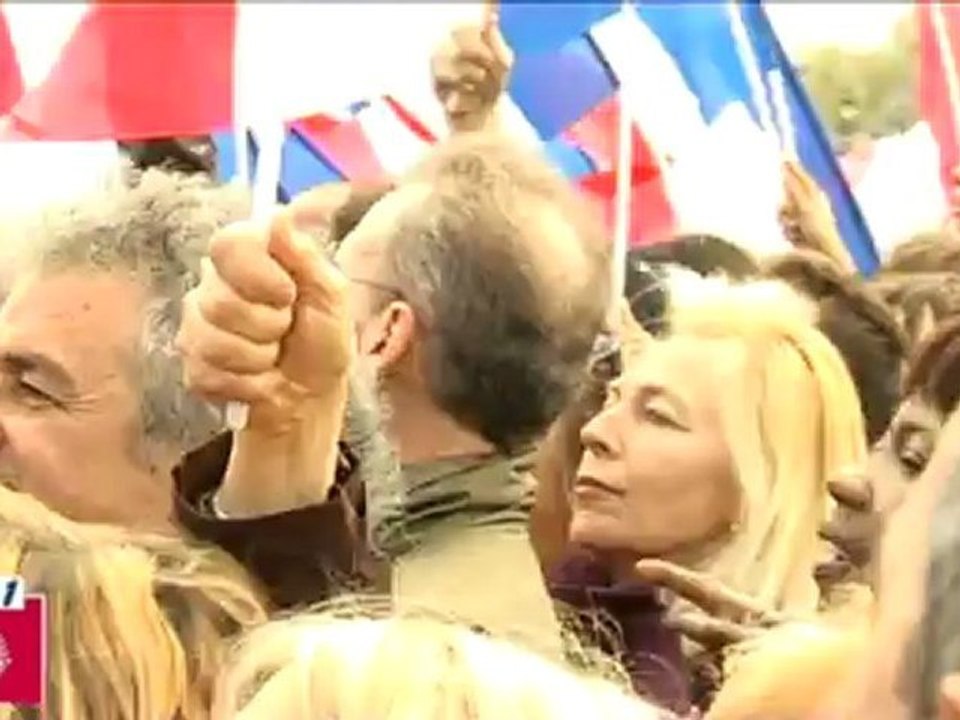 Grand Meeting De Nicolas Sarkozy à la Concorde