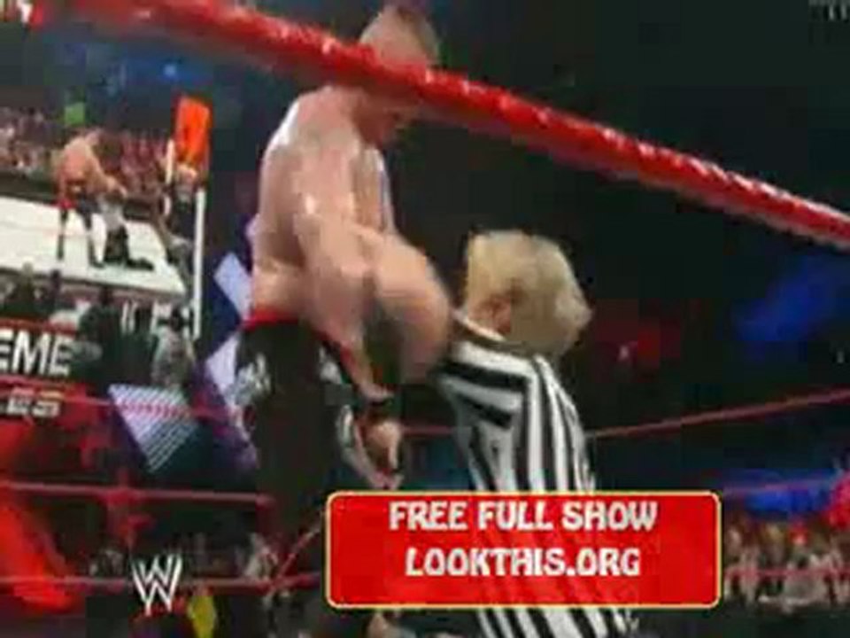 Lesnar vs Cena Referee pickup WWE Extreme Rules 2012