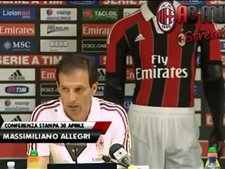 Allegri: 'Bene a Siena e sono contento per Cassano'