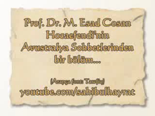 Elif Ba - Prof. Dr. M. Esad Coşan Rh.A