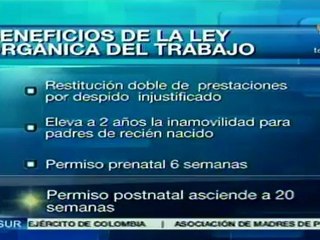 Beneficios de la Ley Orgánica del Trabajo venezolana