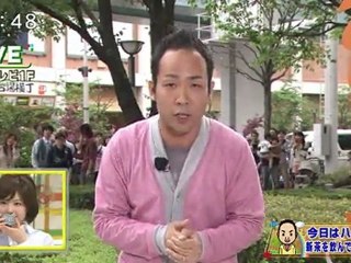 20120501あやしい狭山茶を飲む小倉智昭、中野美奈子、菊池桃子