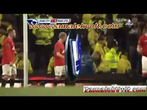 هدف مانشستر سيتي في مانشستر يونايتد وتصدره للبطولة بفارق الأهداف