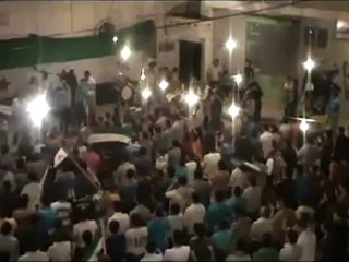 فري برس ريف حلب   دارةعزة الحرة مظاهرة مسائية رااااائعة ج3 Aleppo