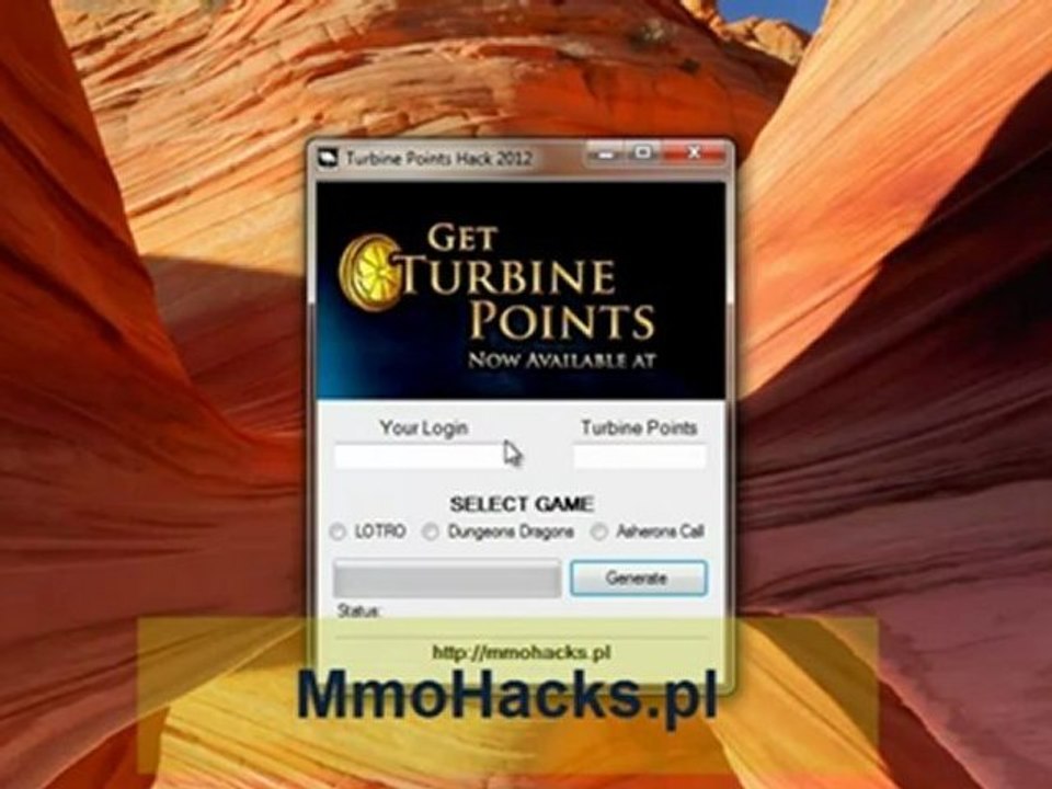 Turbine Points Hack Cheat---FREE Download---May June 2012 Update