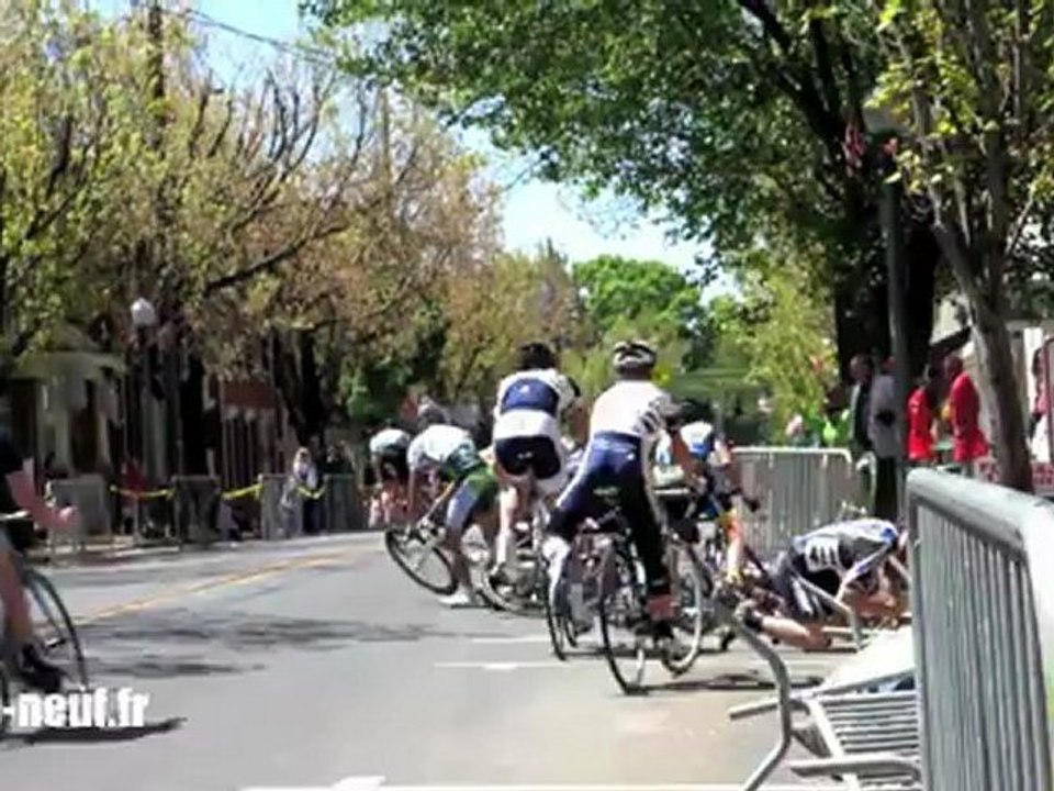 Accident en vélo contre les barrières