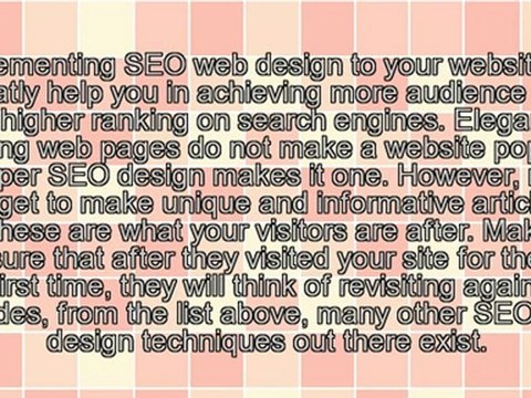 Website Design and SEO tips to help improve your website.