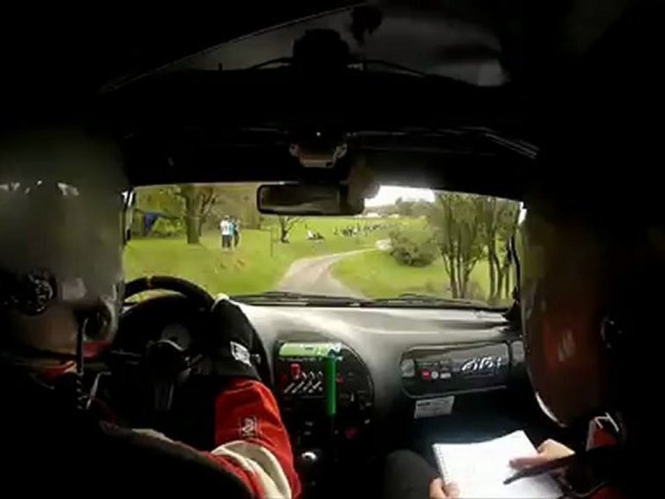 Es 6 rallye du Quercy 2012 Sirmain Alexis - Gaffard Benjamin 8 eme tps scratch.