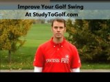 correct golf swing