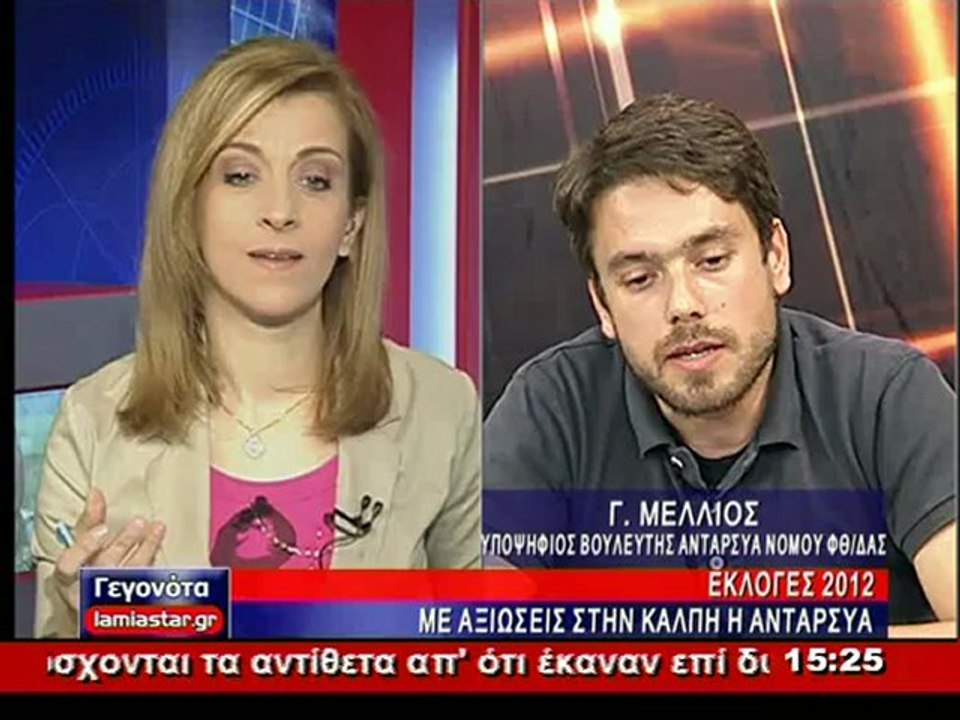 Ο Γιάννης Μέλλιος στο STAR Κεντρικής Ελλάδας