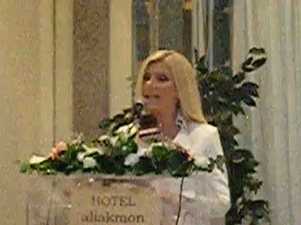 Απόσπασμα της προεκλογικής ομιλίας της υποψήφιας, Έλσας Φωτιάδου