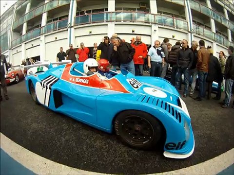 Alpine A 441 Rédélé et Matra V12 F1 Serpaggi sortie des stands aux CLASSIC DAYS 2012