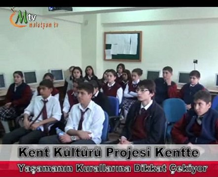 Kent Kültürü Projesi Kentte Yaşamanın Kurallarına Dikkat Çekiyor