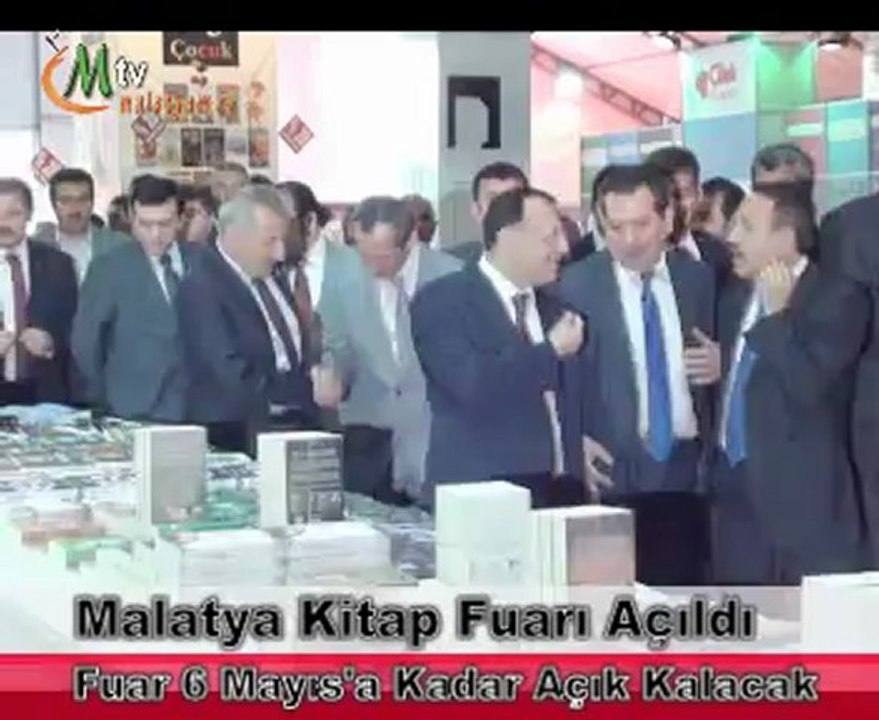 malatya kitap fuarı açıldı