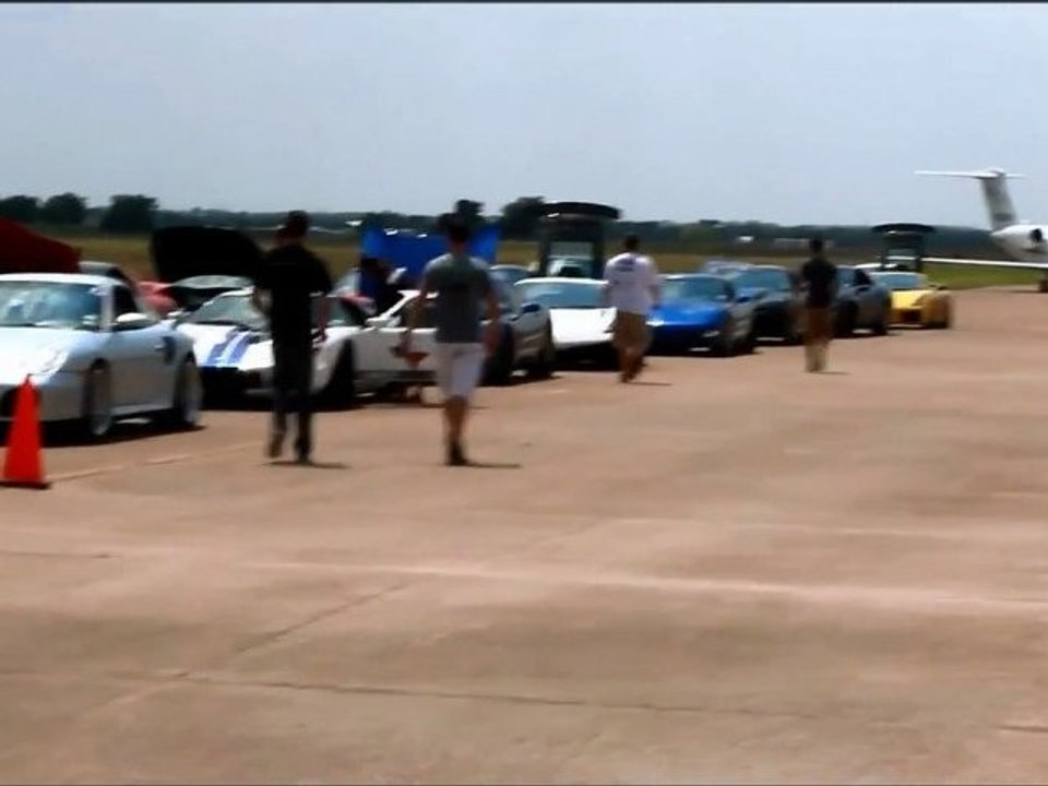 Texas Invitational King of the Streets April 2012 - 1500hp race vs gallardo supra corvette viper 911