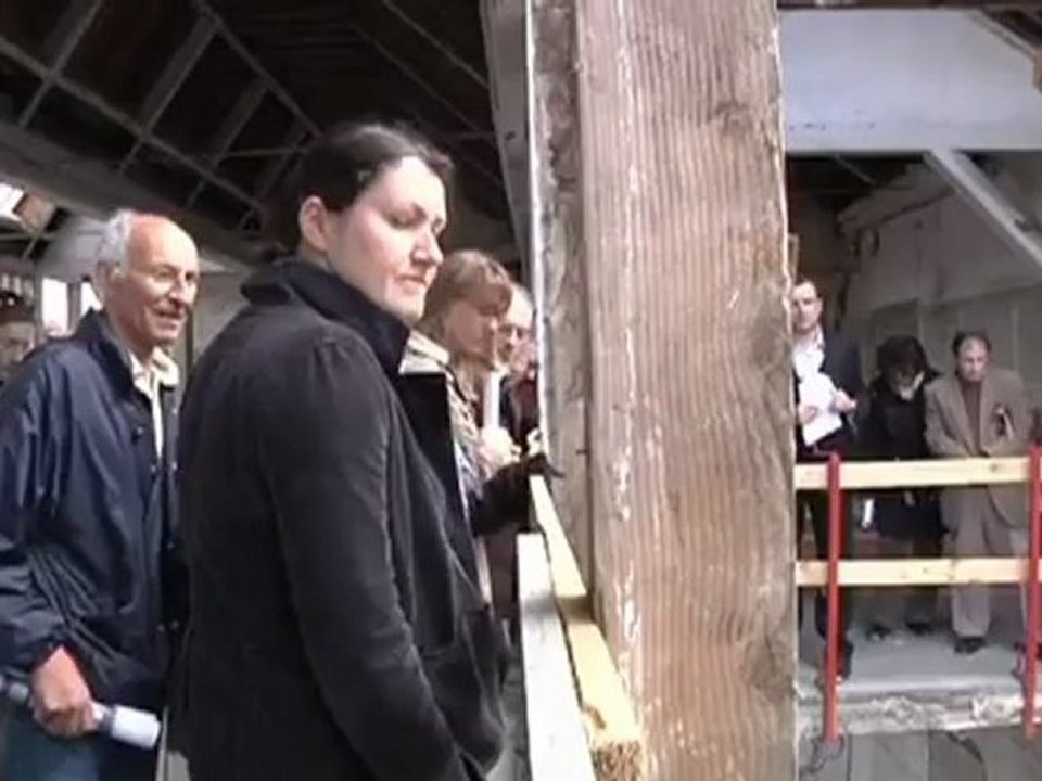 Visite de la requalification de Mauchauffée (Troyes)