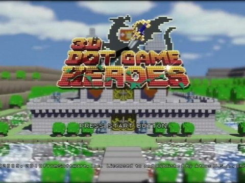 Classic Game Room - 3D DOT GAME HEROES for PS3 review