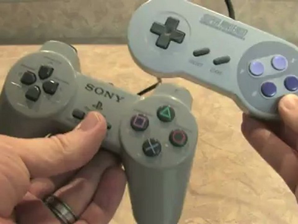 Classic Game Room - SUPER NINTENDO SNES controller review